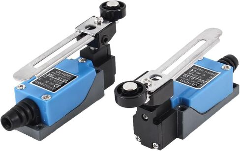 Uxcell ME-8108 مفتاح حد SPDT مؤقت 10A/250VAC 6A/380VAC 2 قطعة لمفتاح باب الطابعة ثلاثية الأبعاد لمطحنة CNC in Saudi Arabia