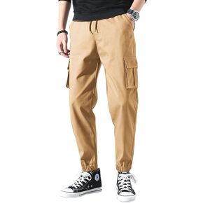 سراويل WZIKAI الرجالية الكاجوال للركض، سراويل رياضية عصرية للرجال، سراويل طويلة للتمرين in Kuwait