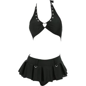 Meowcos Women's Bikini Sets Two Piece Swimsuit Kawaii Swimwear Sexy Bathing Suit Bikini Set