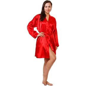 Women's Satin Charmeuse Robes, Style#Gwn-11