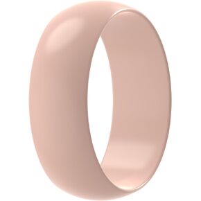 ThunderFit Silicone Wedding Ring for Men - 1 Ring(Tan, 7-7.5 (17.80mm))