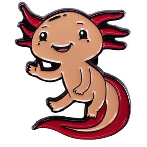 Axolotl Enamel Pins for Women Men, Cute Axolotl Enamel Pins for Backpack Hat Jacket Scarf Decorative Pin Badges