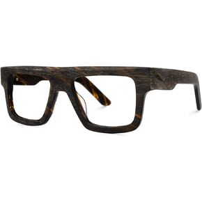 VOOGLAM Rectangular Blue Light Blocking Glasses, Fashion Fake Glasses Frame for Men Anti Eyestrain & UV