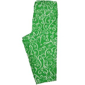 Lularoe Mystery Print One Size (0-10) Leggings (St. Patrick's Day)