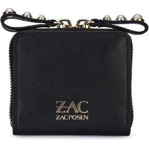 ZAC Zac Posen Eartha Zipped Small Wallet-Pearl Lady, Black