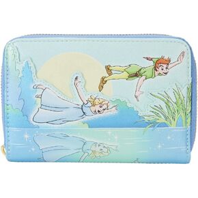 Loungefly Peter Pan You Can Fly Glow Zip Around Wallet
