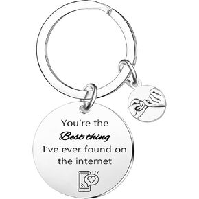 جلويزا هدايا عيد الحب بعبارة «You're The Best Thing I Found on The Internet Friends» هدية للزوجين في الذكرى السنوية هدايا رومانسية للأصدقاء in Kuwait