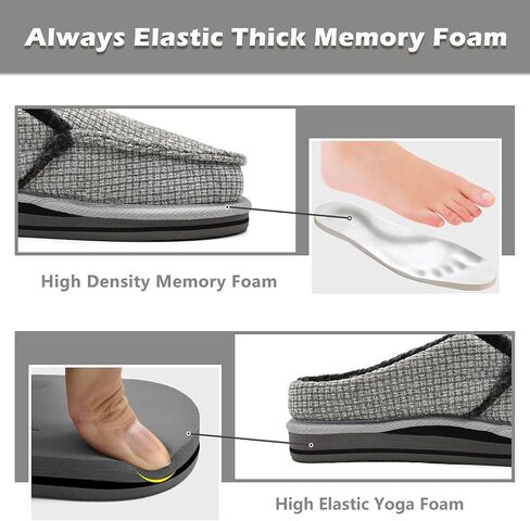 jiajiale Mens Slippers Warm Memory Foam Moccasin Slippers Cozy Fuzzy Polar Fleece Slip on Winter for Mens House Shoes with Arch Support Indoor Outdoor Non Slip Hard Sole in Saudi Arabia