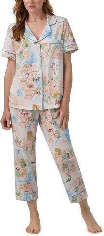 طقم بيجامة Bedhead PJs قصير الأكمام Wanderlust MD (الولايات المتحدة 8-10) in Kuwait