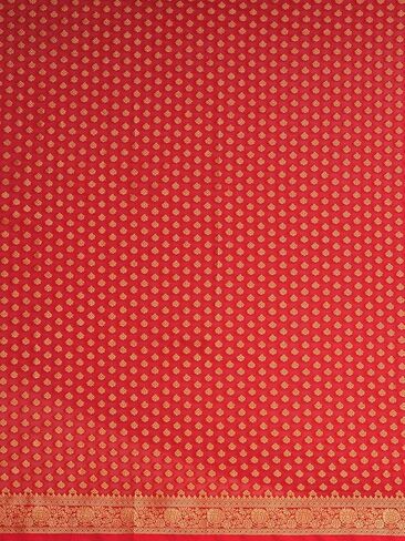 Saree For Women's Woven Design Kanjeevaram Saree With Unstitched Blouse Piece (Multicolor) in Saudi Arabia