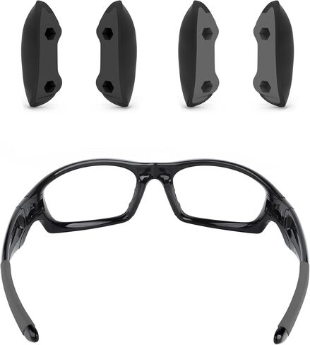 قطع وسادات أنف بديلة لنظارات Oakley Straight Jacket 2007 الشمسية - مقاس قياسي in Kuwait