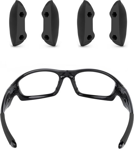 قطع وسادات أنف بديلة لنظارات Oakley Straight Jacket 2007 الشمسية - مقاس قياسي in Kuwait