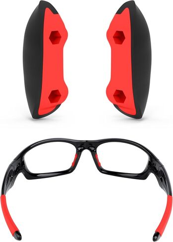 قطع وسادات أنف بديلة لنظارات Oakley Straight Jacket 2007 الشمسية - مقاس قياسي in Kuwait