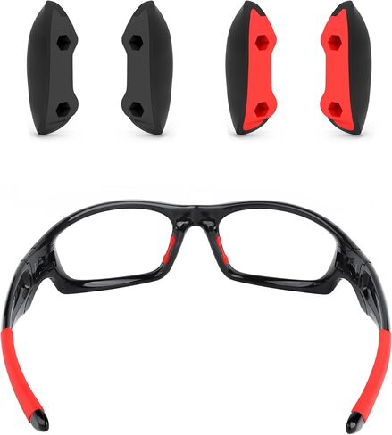 قطع وسادات أنف بديلة لنظارات Oakley Straight Jacket 2007 الشمسية - مقاس قياسي in Kuwait