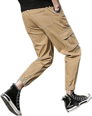 سراويل WZIKAI الرجالية الكاجوال للركض، سراويل رياضية عصرية للرجال، سراويل طويلة للتمرين in Kuwait