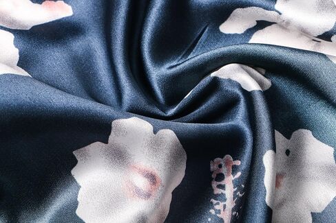 sunshinemall Women's Long Satin Floral Bathrobe Kimono Nightgown Long Dress Gown For Wedding Party in Saudi Arabia