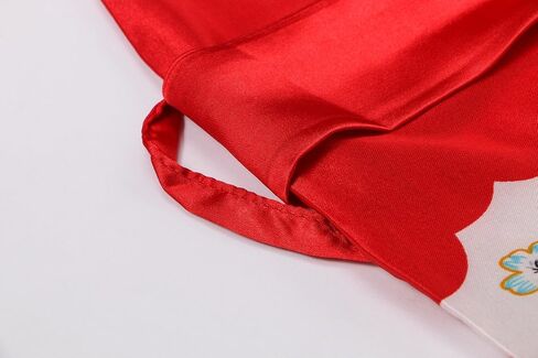 sunshinemall Women's Long Satin Floral Bathrobe Kimono Nightgown Long Dress Gown For Wedding Party in Saudi Arabia