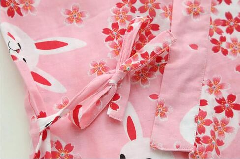 Women's Summer Cotton Kimono Robes Floral Pajamas Khan Steamed Bathrobe Yukata in Kuwait