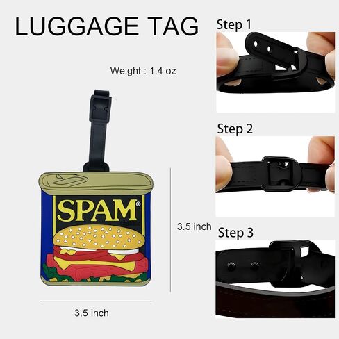 Luggage Tags Cute Anime Cartoon Animal Food Colorful Silicone ID Tags for Suitcases Bags Travel Perfect for Teens Adults (Doughnut) in Saudi Arabia