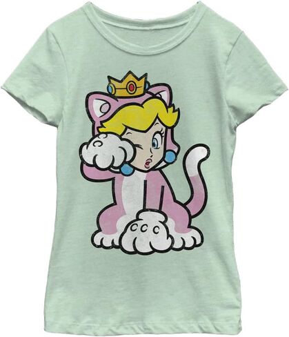 Nintendo Girl's Cat Peach Solo T-Shirt in Saudi Arabia
