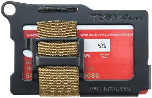 محفظة ساميت المدرعة من ترايفاكس، بطول 3.75 انش، بني كويوت، للاستخدام اليومي، حامل بطاقات in Kuwait