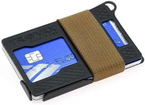محفظة ساميت المدرعة من ترايفاكس، بطول 3.75 انش، بني كويوت، للاستخدام اليومي، حامل بطاقات in Kuwait