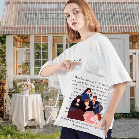 LEVLO Breakfast Movie Tote Bag Molly & Ringwald Fans Gift John & Hughes Shoulder Bag in Saudi Arabia