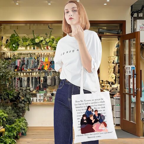 LEVLO Breakfast Movie Tote Bag Molly & Ringwald Fans Gift John & Hughes Shoulder Bag in Saudi Arabia