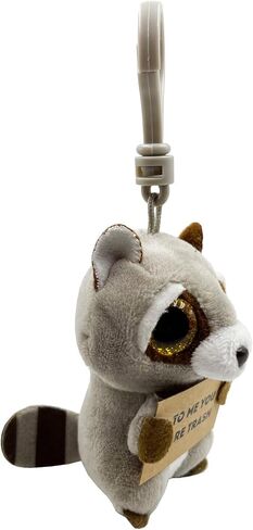 Valentines Day Funny Gifts, Raccoon Doll To Me You Are Trash Key Chain in Saudi Arabia