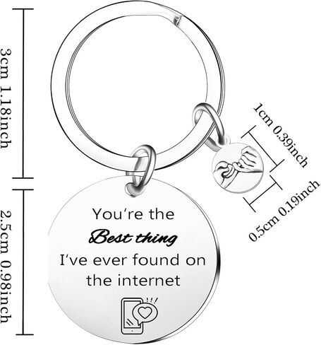 جلويزا هدايا عيد الحب بعبارة «You're The Best Thing I Found on The Internet Friends» هدية للزوجين في الذكرى السنوية هدايا رومانسية للأصدقاء in Kuwait