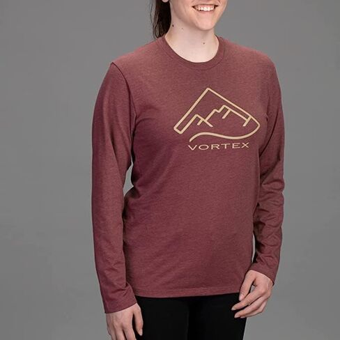 Vortex Women's Active Casual Cotton Breathable Alpine Line Long Sleeve T-Shirt in Saudi Arabia