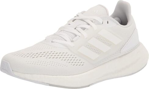 adidas Men's Pureboost 22 Running Shoe, White/White/Crystal White, 12 in Saudi Arabia