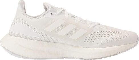 adidas Men's Pureboost 22 Running Shoe, White/White/Crystal White, 12 in Saudi Arabia