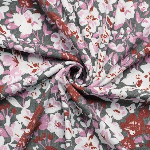 تي شيرت نسائي قصير برقبة على شكل حرف V وأكمام قصيرة مكشكشة وحاشية سفلية وقمصان فضفاضة مع قميص in Kuwait
