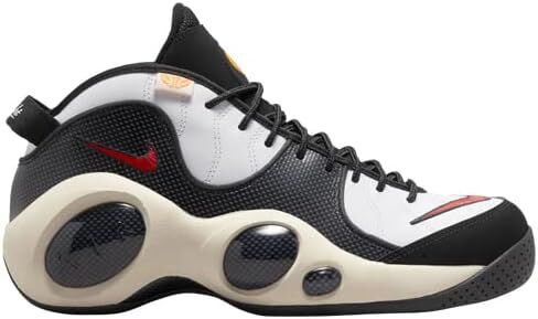 Nike Air Zoom Flight 95 - Men's Shoes - 10 - White/Total Orange/Coconut Milk/University Red - DX3955-100 in Saudi Arabia