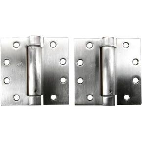 Hinge Outlet Commercial Spring Hinge - 4.5 Inches - Stainless Steel - Highly Rust Resistant - 2 Pack