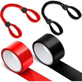 4 Pcs Ropes Set 2 Pcs Cotton Ropes 2 Pcs 131 ft PVC Static Electrostatic Tape for Accessories
