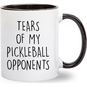 Tears of My Pickleball Opponents - Funny Birthday Gifts Idea for Women Men - Sports Dink Player Present Dad Mom Uncle Aunt Boyfriend Girlfriend Coach - 2024 Coffee Mug Ceramic Cup Novelty (11 oz)