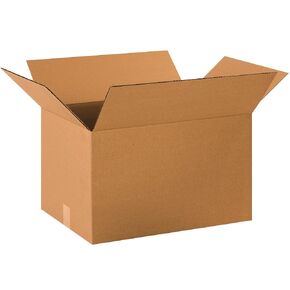 BOX USA 20 x 14 x 12 Corrugated Cardboard Boxes, Medium 20"L x 14"W x 12"H, Pack of 20 | Shipping, Packaging, Moving, Storage Box for Home or Business, Strong Wholesale Bulk Boxes