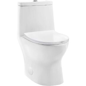 Swiss Madison Well Made Forever SM-1T127, Ivy One Piece Toilet, 10" Rough-in , White