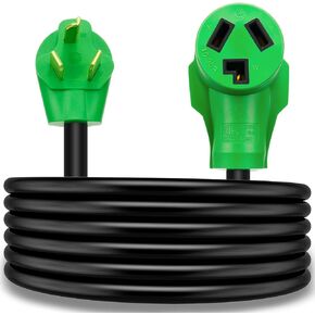 3 Prong Dryer Extension Cord, Gerguirry 15 Feet Extension Cord, 30 Amp NEMA 10-30P to 10-30R Extension Dryer Cord, Use for Dryer Power Extension, 125V/250V 10-AWG Gauge, UL Listed