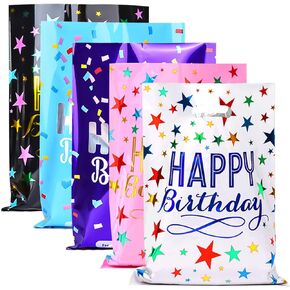 ZGORENDZ 30 Pack Party Favor Bags for Kids Birthday Party Goodie Bags Small Gift Bags for Baby Girls & Boys