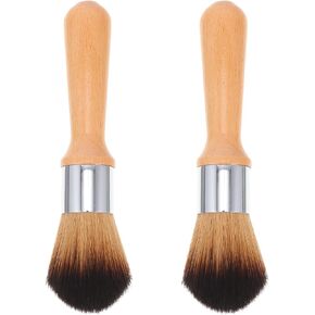 Vaguelly 2pcs Model Dusting Brush Statue Cleaning Brush with Wooden Handle Model Brush Figurines Model Cleaner Dusting Brush for Figures Statues Musical Instrument