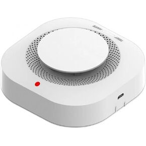 Smart WiFi Photoelectric Smoke Detector, Smart Smoke Alarm with App Control, with App Notifications and Alarm Records.