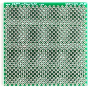 (Qty 3) Proto-Advantage SBBTH127-254P Solder-in breadboard 2x2 1.27mm + 2.54mm Pitch Staggered Plated Holes