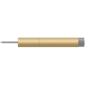 Deltana BDS450U4 Extension Baseboard Door Bumper; Solid Brass; Brushed Brass Finish