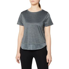 Under Armour - Womens Tech Vent T-Shirt, Color Black (001), Size: Small