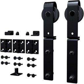 Bi-Folding Barn Sliding Door Hardware J Shape Roller Kit-Only Roller