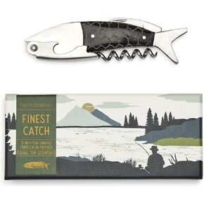 Two's Company The Finest Catch 3-in-1 Bottle Tool Opener in Gift Box