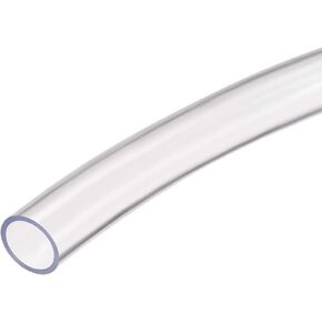 uxcell PVC Clear Vinyl Tubing, Plastic Flexible Water Pipe 15mm ID x 18mm OD 3 Meters